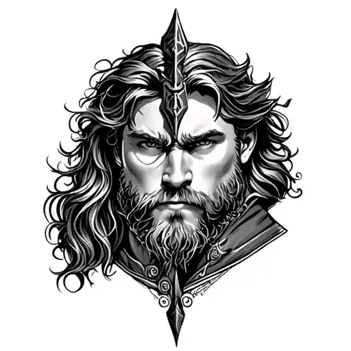 Thor and Harry Potter inspired tattoo tattoo design idea
