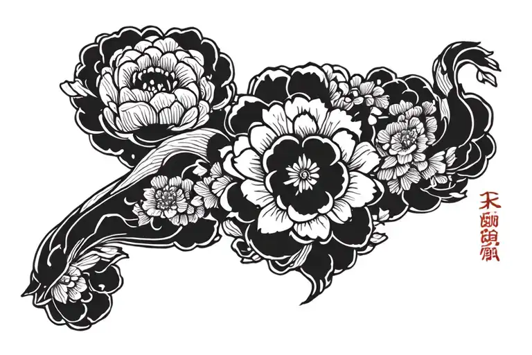 loyalty in japanese tattoo design idea