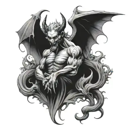 god doesn't want me and the devil isn't finished  tattoo design idea