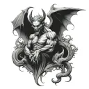 god doesn't want me and the devil isn't finished  tattoo design idea