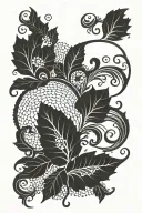 lace patterns tattoo design idea