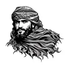 Keffiyeh tattoo design idea