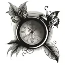 Time Work Kindness Energy Movement Life tattoo design idea