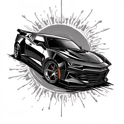 Camaro memory tattoo tattoo design idea