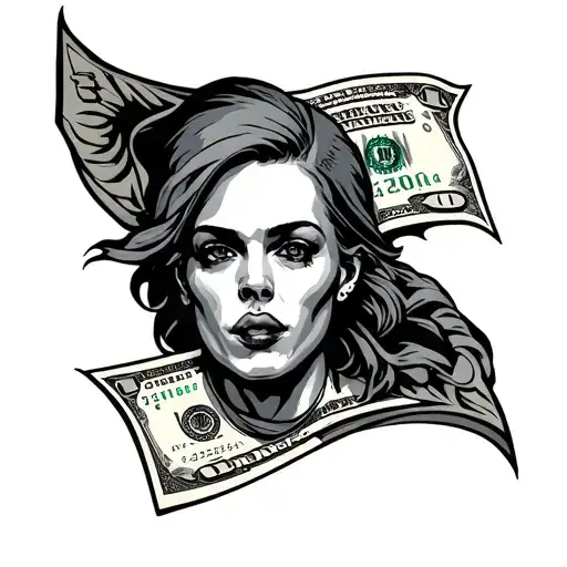 aesthetic tattoo of struggle money ambition tattoo design idea