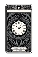 Tarot card featuring time tattoo design idea