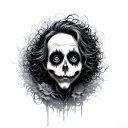 Tim Burton tattoo design idea