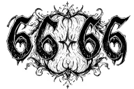 "666" fun evil dark tattoo design idea