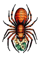 spider tattoo design idea