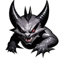military gengar tattoo design idea