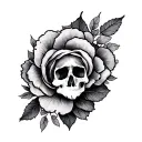 Febuary and October  tattoo design idea