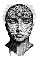 exploring the mind tattoo design idea