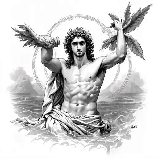 Saint Sebastian tattoo design idea