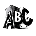 Abc Blocks tattoo design idea