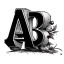 Abc Blocks tattoo design idea