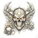 Doom eternal tattoo design idea
