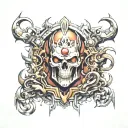 Doom eternal tattoo design idea