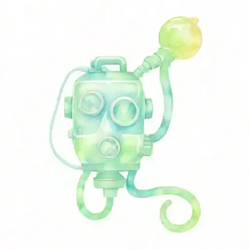 scuba rebreather tattoo design idea