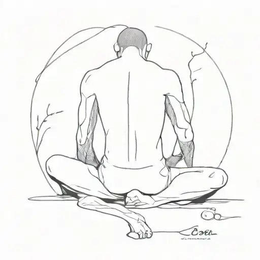 35 male.born on 23th july.wholesome soul leaving the body tattoo design idea