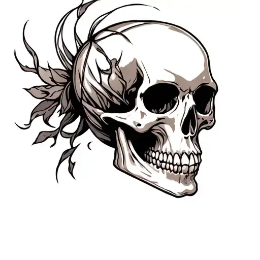 Scull tattoo design idea