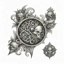 Seven Deadly Sins tattoo design idea