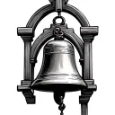 Church Bell tattoo design idea
