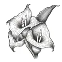 Calla Lilies tattoo design idea