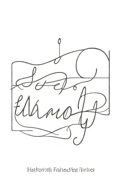 text written tattoo design idea