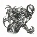 venom carnage tattoo design idea
