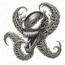venom carnage tattoo design idea