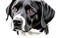 Labrador retriever tattoo design idea