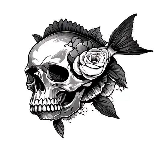 Memento Mori Carpe Diem tattoo design idea