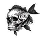 Memento Mori Carpe Diem tattoo design idea