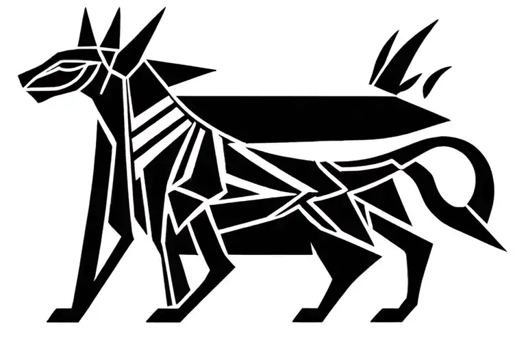 Anubis Scale tattoo design idea