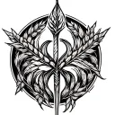 Blessed Spelt out With tattoo design idea