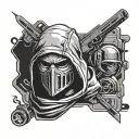 Hacker tattoo design idea
