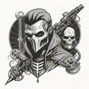 Hacker tattoo design idea