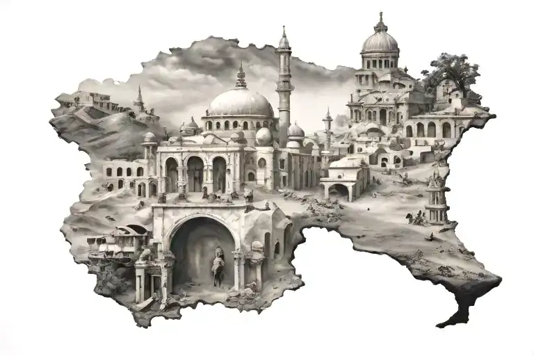 syria tattoo design idea