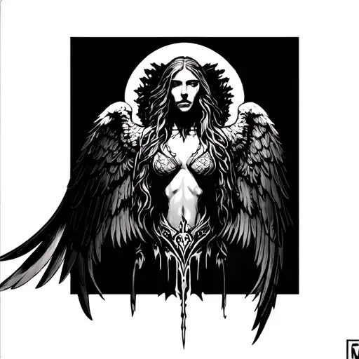 ark angel is killing tattoo design idea