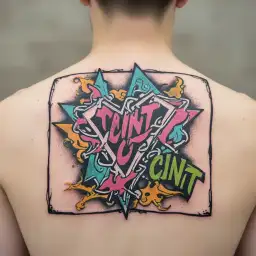 cunt tattoo design idea