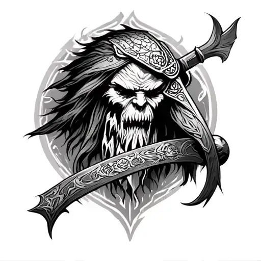 Valhalla tattoo design idea