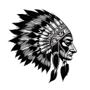 Cherokee Tribal tattoo design idea
