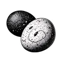 Pebble tattoo design idea