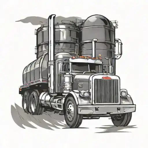 peterbilt tattoo design idea