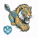 Detroit Lions tattoo design idea