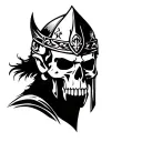 Irish warrior death tattoo design idea