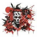 embrace the suck warrior   tattoo design idea