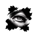 Above Eyebrow tattoo design idea