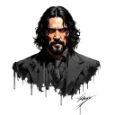 john wick style soul tattoo design idea