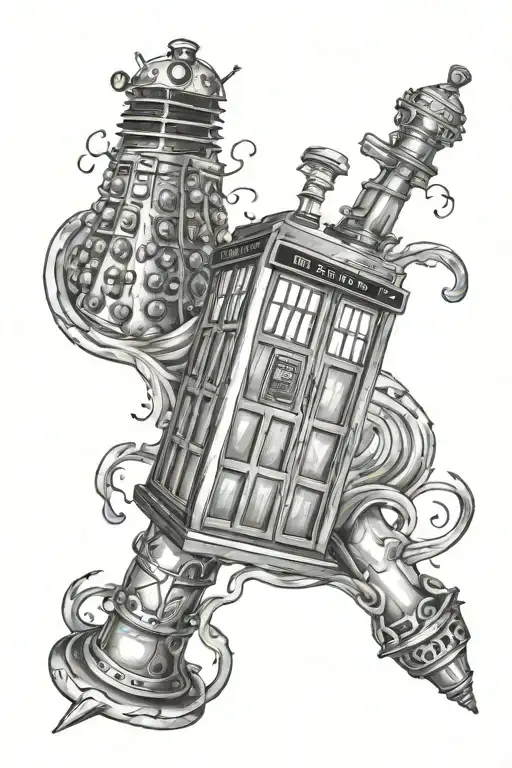 doctor who tattoo design idea